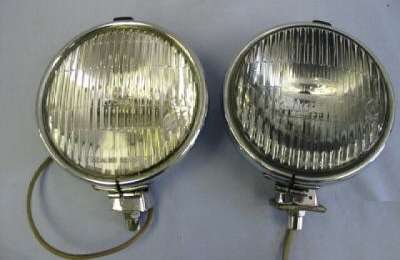 Fog lamps, Lucas, front