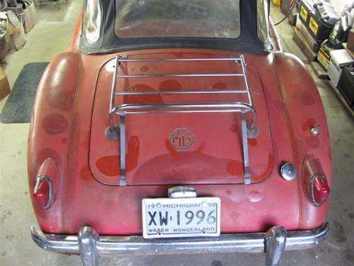 MGA luggage rack, AMCO strap-on style