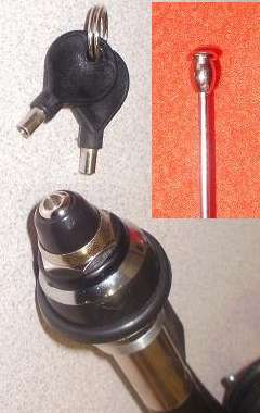 Locking Antenna, round key