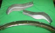 Aluminum front bumper, cast