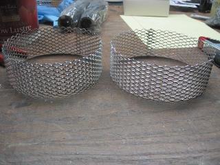 Aluminum screen for air filter