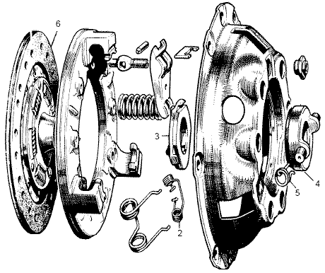 Pressure plate explosion diagram