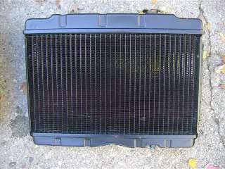 original radiator rear