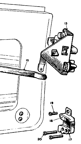 Coupe door latch and striker plate