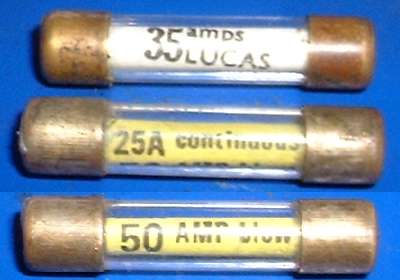 Lucas slow blow fuses