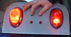 LED array to fit MGA tail light lens