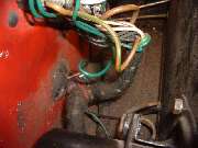 Fishing wire through bulkhead grommet