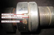 oil flow slot in camshaft rear journal