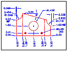 Fuel pump bracket, welded frame