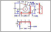 Fuel pump bracket, welded frame