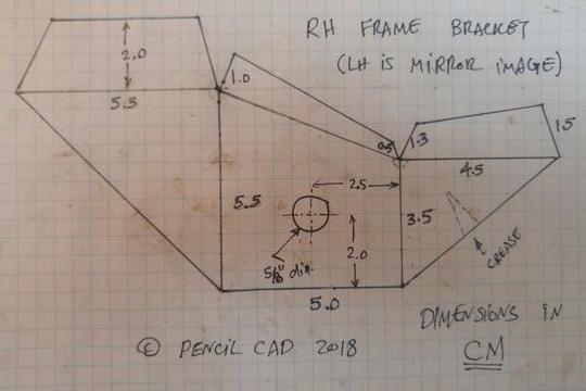 Frame welding, body bracket drawing