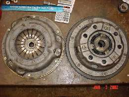 Flywheel & pressure plate - Nissan & MGA