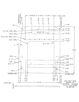 seat base board dwg