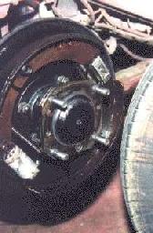 MGA rear hub installation