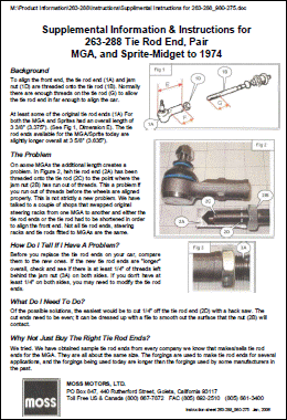 tie rod ends instruction image