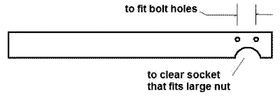 Home made flange wrench