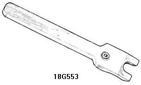 Disc brake piston resetting tool (Dunlop)