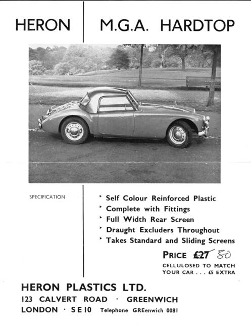 Heron hardtop ad