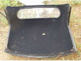 Parish Plastics hardtop inside