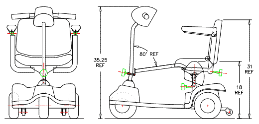 Assembled scooter