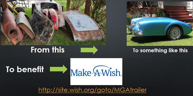 MGA make-a-wish trailer