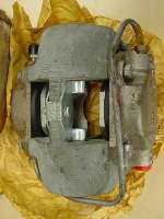 Twin Cam front caliper with bridge pipe