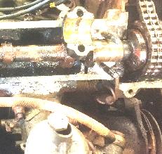 Fuel separator in vacuum pipe on Twin Cam engine