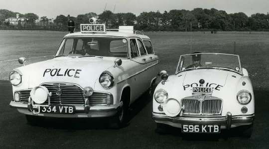 MGA police car