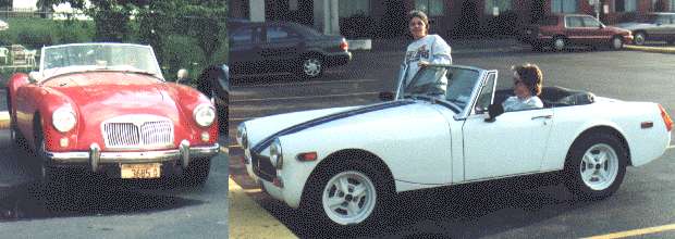 1958 MG MGA and 1971 MG Midget