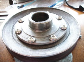 crankshaft pulley screwed together
